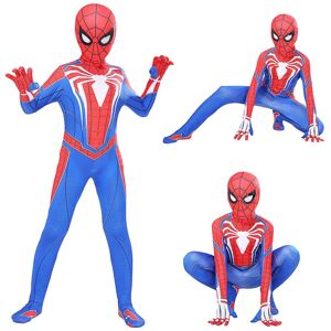 Spider-Man Kids Drenge Onesie Halloween Cosplay Jumpsuit Festkostumesæt 5-6 Years