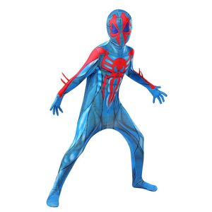 Børne Spider-man Cosplay kostume Jumpsuit Halloween Carnival Party Fancy Dress Up Bodysuit gaver 7-8 Years