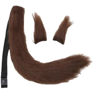 Wolf Fox Tail Clip Øre Sæt Halloween Jul Fancy Party Kostume Legetøj Gave Til Kvinder color 5