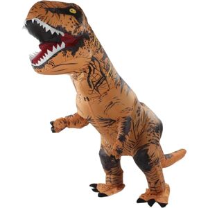 Børn Voksen Dinosaur Oppustelige Cosplay Kostumer T-rex Anime Tegnefilm Festkjole Kostumer Halloween Pris Rs brown