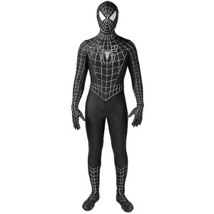 unbranded Sort/rød Tobey Maguire Spiderman kostume - perfekt til cosplay Halloween (voksne/børn) black 120