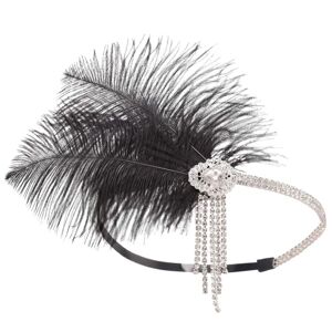 Pandebånd til kvinder fra 1920'erne Great Gatsby Inspired Feather