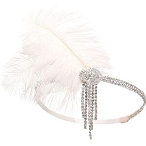 Pandebånd til kvinder fra 1920'erne Great Gatsby Inspired Feather