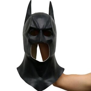FLOWER LOST Mænd Batman Mask Halloween Party Cosplay Kostume Prop Hovedbeklædning