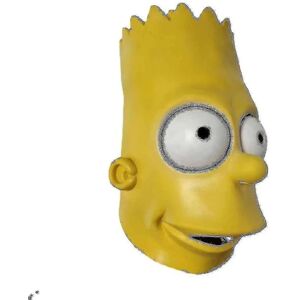 Simpsons Bart Mask Halloween Latex kostume i høj kvalitet