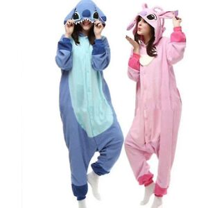 titch Pyjamas Anime Cartoon Overtøj Outfit Jumpsuit_y yz Blue S