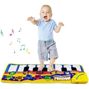 Klaverspilmåtte, børneklavermåtte Musikalsk tæppe Baby Keyboard tæppe