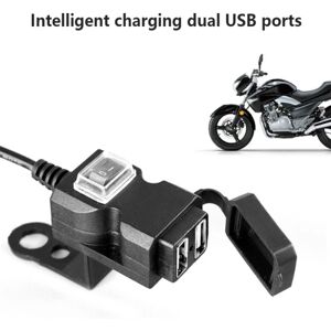 BLE 12V-80V Dual USB Port Vandtæt Motorcykel Motorcykel Styr