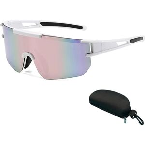 Polariserede cykelbriller, landevejscykelbriller, mænds sportsbriller til kvinder, vindtætte og anti-dug A