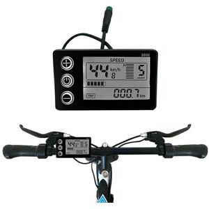 E-cykel LCD Display Scooter El Cykel Meter MTB Speedometer