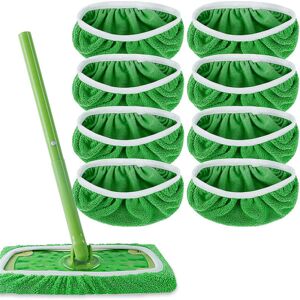 Swiffer Sweeper MOP udskiftningspuder, duge til Swiffer Floor moppe, genanvendeligt betræk - 8pcs