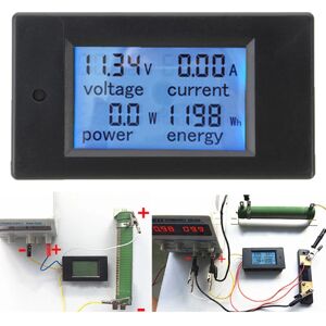 Unbranded DC 100A Amperemeter Tester Digital LED Power Meter Monitor Power Energy Voltmeter