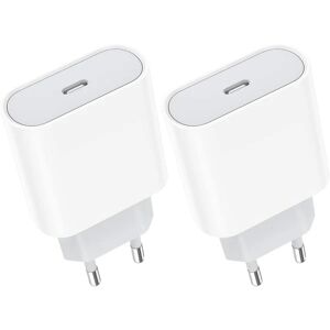 LEIGELE 20w 2-pack Usb C Hurtigoplader, Usbc Socket Type C Wall AC Power Adapter