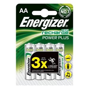 Energizer Genopladeligt Nimh Batteri Aa 1.2 V Power Plus 2000 mAh 4-Bobler