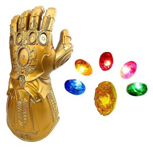 unbranded Led Light Up Thanos Infinity Gauntlet For The Electronic Fist Pvc Handsker Med Batterier