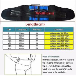 5xl 6xl lændestøtte Taljebælte Sundhedsterapi Rygskinne Rygsøjlestillingskorrektion til diskusprolaps Smertelindring Mænd Kvinder 5XL