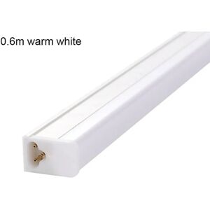 DAO Led Tube T5 lampe 220v fluorescerende lysrør 9w 14w 18w Led væglampe [DB] Warm light 0.6m