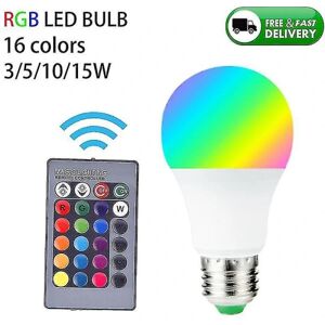 16 farveskiftende lys LED 85-265v Rgbw pære Led Rgb dæmpbar LED pære Rgbww E27 3w 5w 10w 15w Smart Spotlight Smart Bulb