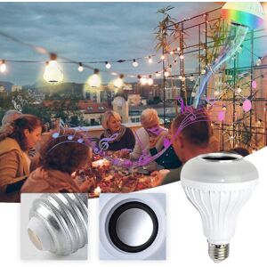 12w E27 Tooth Led Music Bulb Rgb fjernbetjening