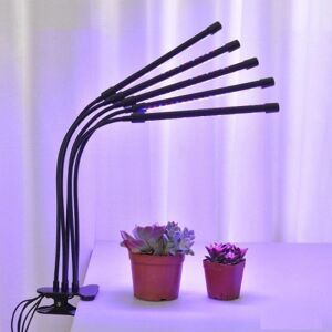 Plantelampe plantebelysning led grow lampe plantelys med timere og 5 plantelampe