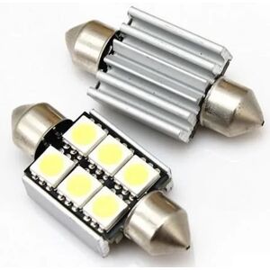 HID LED Spollampa, Sockel C5W, 6-LED (2-Pack)