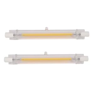 2x Dæmpbar R7s Led Cob 10w 118mm Led Lys-varmt hvidt lys 220v