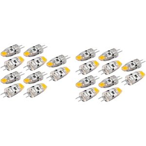 20x G4 LED-pære 12v DC-dæmpbar Cob Led G4-pære 1,5w 360 strålevinkel til udskiftning 15w halogenlampe (wa