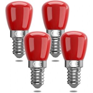 YIXI E14 rød LED-pære 3w E14, dekorativ rød E14 LED-pære, 25w udskiftning