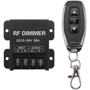 12v RF led dæmper trådløs lysstyrke 3 taster Fjernbetjening DC 12v- 24v 30a 360w 720w til 5050 3