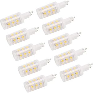 Galaxy 10-pak G9-lampe, 3w halogenlampe, energisparende G9-sokkel.