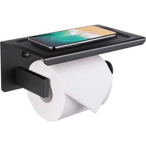 Toiletrulleholder med telefonhylde, toiletpapirholder til