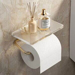 Toiletpapirholder Toiletpapirrulleholder GULD gold