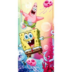 SpongeBob SvampeBob Firkant & Patrik Håndklæde badehåndklæde 140x70cm Multicolor one size