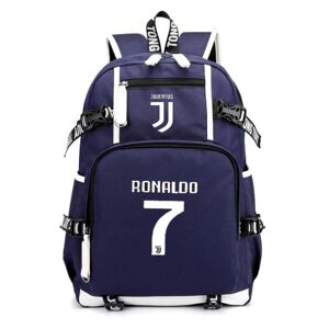 ronaldo 7 rygsæk børn rygsække rygsæk med USB stik 1 stk blå