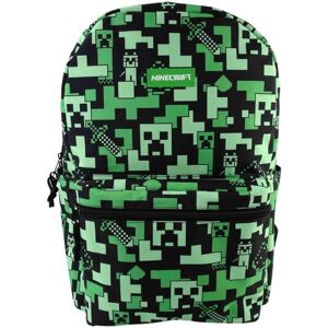 Minecraft Creeper Backpack Skoletaske 45x30x13cm Multicolor one size