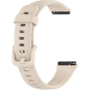 Generic Huawei Band 7 silicone watch strap - Ivory White White