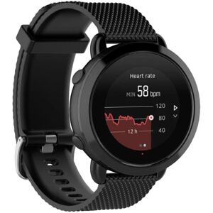 Generic Suunto 3 Fitness erstatnings urrem i silikone med tekstureret ov Black