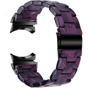 Generic Samsung Galaxy Watch 5 / 5 Pro resin style watch strap - Dark Pu Purple