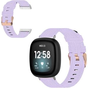 Generic Fitbit Sense / Versa 3 rustfrit stål rem - lyselilla Purple