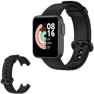 Generic Xiaomi Mi Watch Lite simple silicone watch band - Black Black