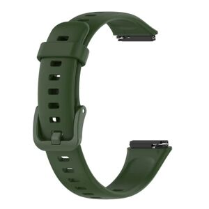 Generic Huawei Band 7 silicone watch strap - Army Green Green