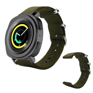 Generic Samsung Gear Sport simpel nylon Urrem - Militærgrøn Green