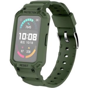 Generic Huawei Watch Fit / Honor Watch ES protective cover with watch st Green