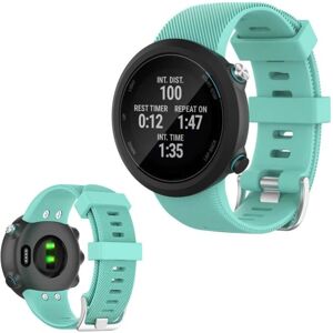 Generic Garmin Swim 2 / Forerunner 45 / 45S holdbar silikone Urrem - Cya Green