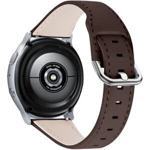 Generic Samsung Gear S3 Frontier / S3 urrem i okselæder - Chokolade Brown