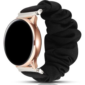 Passer til Samsung Galaxy Watch Active 2 40 mm/ 44 mm bånd Kvinder Mænd, Feminin Elastisk Stretch Stof Erstatning Ur Bånd Remme Armbånd Armbånd Pasform