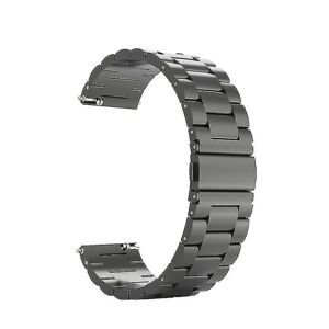Metalbånd, der er kompatible med Huawei Watch Gt3 20/22 mm rustfrit armbånd urløkke Justerbar armbånd Smartwatch-rem Titanium Grey 22mm