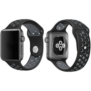 ExpressVaruhuset Apple Watch Series 6 40 mm stilfuld sportsarmbåndløber Black