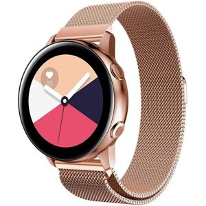 ExpressVaruhuset Samsung Galaxy Active Armbånd Milanese Loop Rose Gold Black