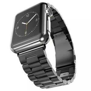 ExpressVaruhuset Metalarmbånd Apple Watch Series 6 44mm Sort Black